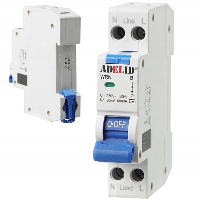 Wyłącznik nadprądowy ADELID B10A 10A 1P – bezpiecznik instalacyjny MCB