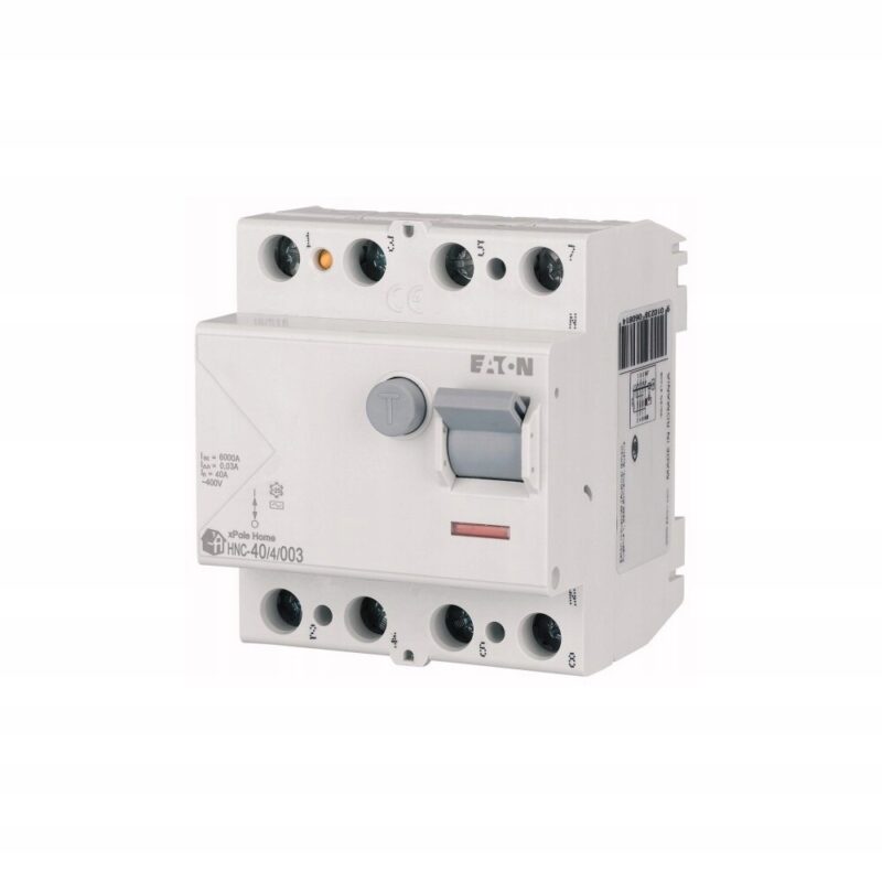 Wyłącznik różnicowoprądowy 6kA typ AC HNC-40/4/003 194694