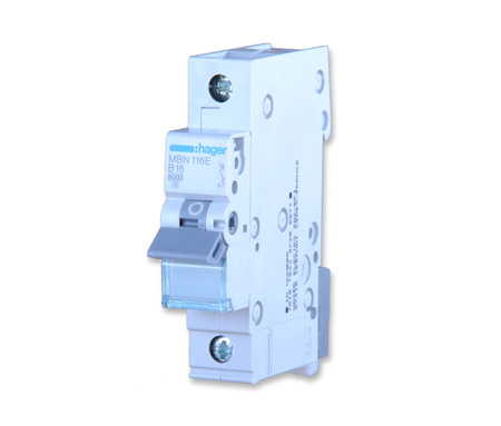 Wyłącznik nadprądowy Hager MBN116E 1P B16A MCB 6kA
