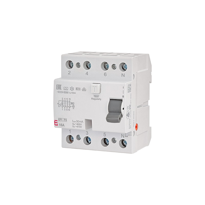 wyłącznik różnicowoprądowy 4P 40A 30mA typ AC ETI 002061612