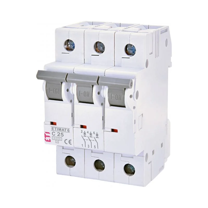 wyłącznik nadprądowy ETIMAT 6 3P C25 ETI 002145518