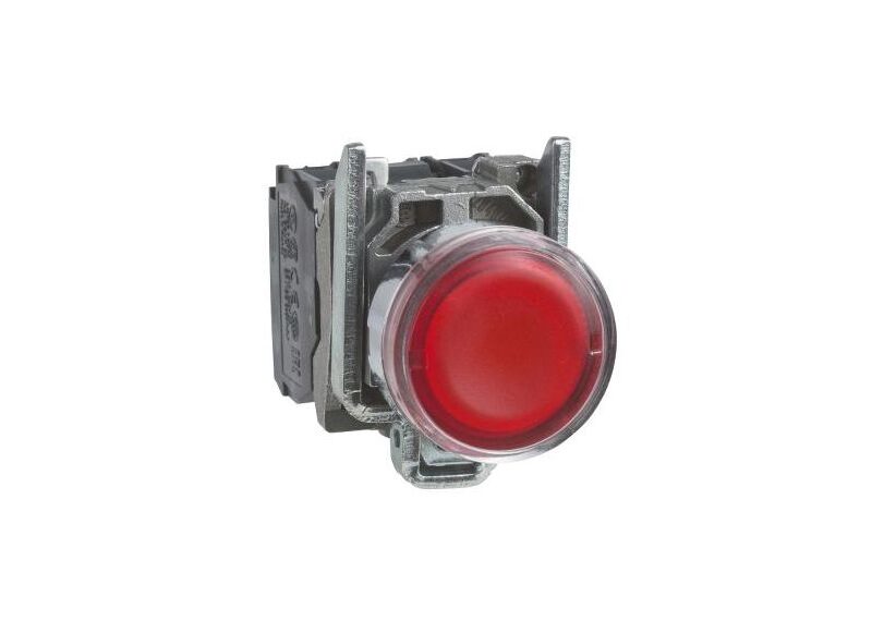 Przycisk sterowniczy czerwony z podświetleniem XB4BW34M5