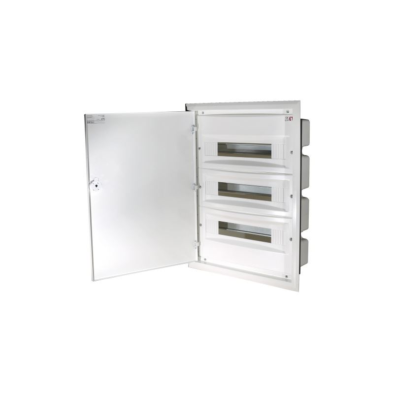 ETI Rozdzielnica podtynkowa ERP18‑3 IP40 54 moduły drzwi metalowe 001101212