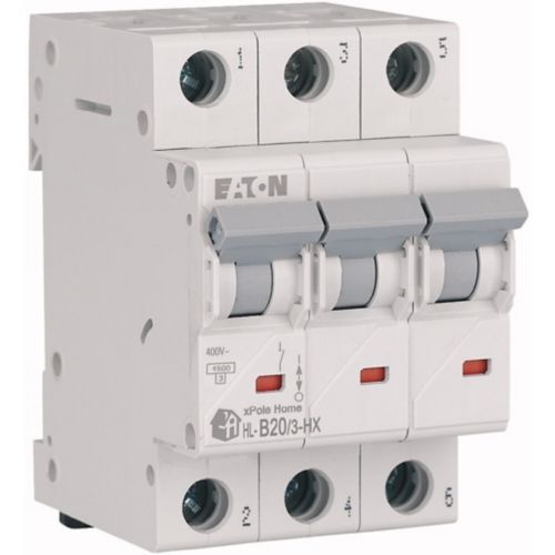 Wyłącznik nadprądowy HN-B20/3 20 A 6 kA 3P Eaton