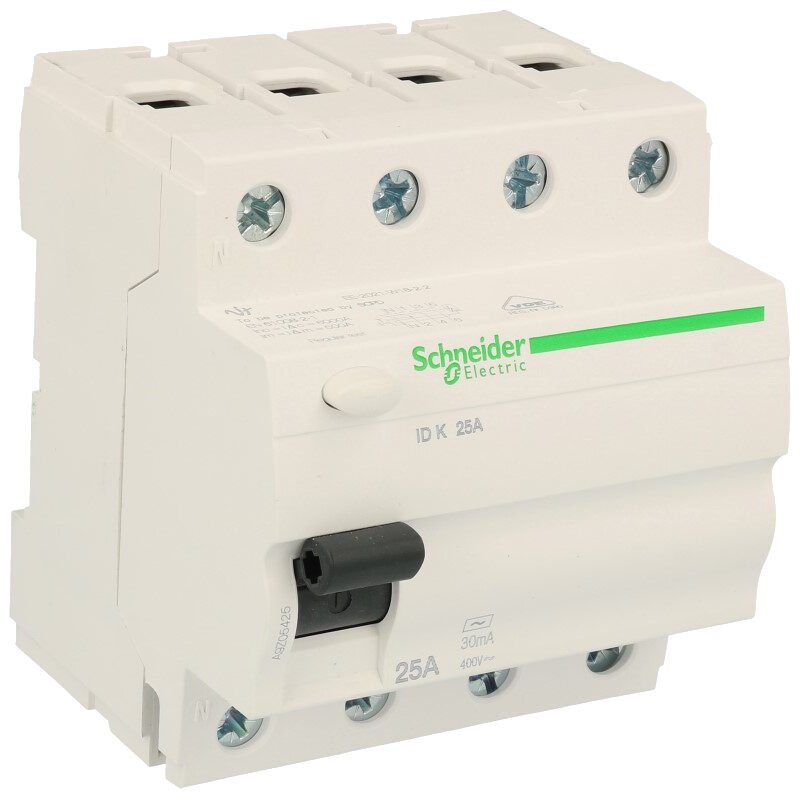 alt="wyłącznik różnicowoprądowy Schneider Electric 4-biegunowy 40A
