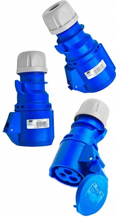 Gniazdo przenośne Shark 16A 230V 2P+Z IP44 213-6