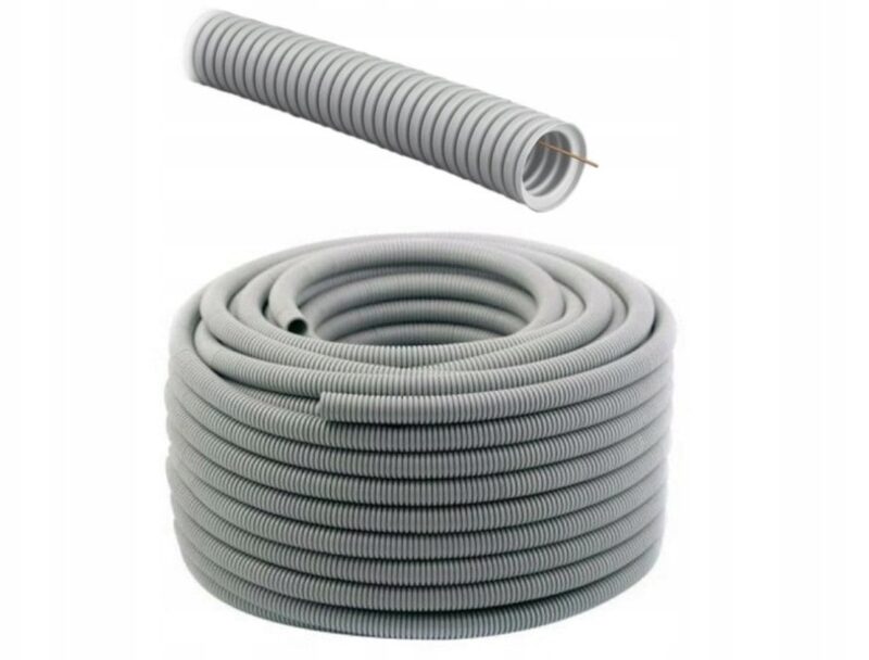 Rura karbowana peszel FI 25/32 750N z pilotem – ochrona przewodów