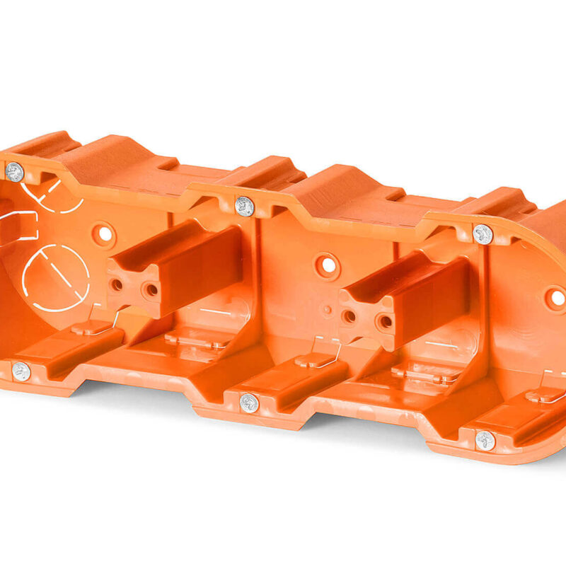 Puszka podtynkowa SIMET M3x60DF Multiwall Slim 33407008 pomarańczowa 3x60 mm