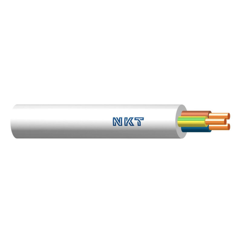 Przewód YDY żo 3x2,5 mm² NKT 100m 450/750V – kabel instalacyjny miedziany